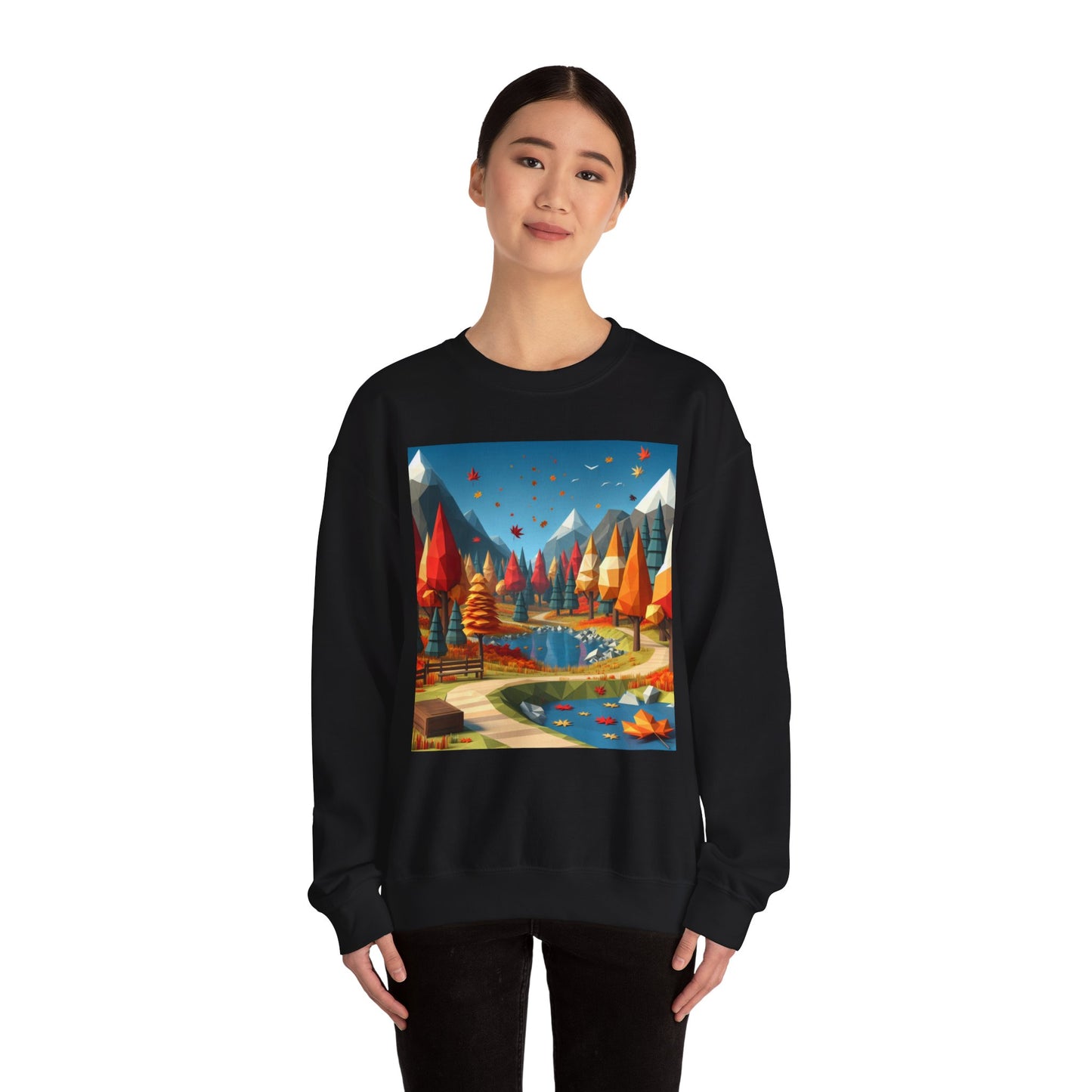 Fall Design Crewneck Sweatshirt