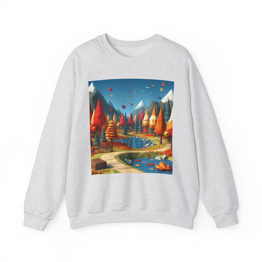 Fall Design Crewneck Sweatshirt