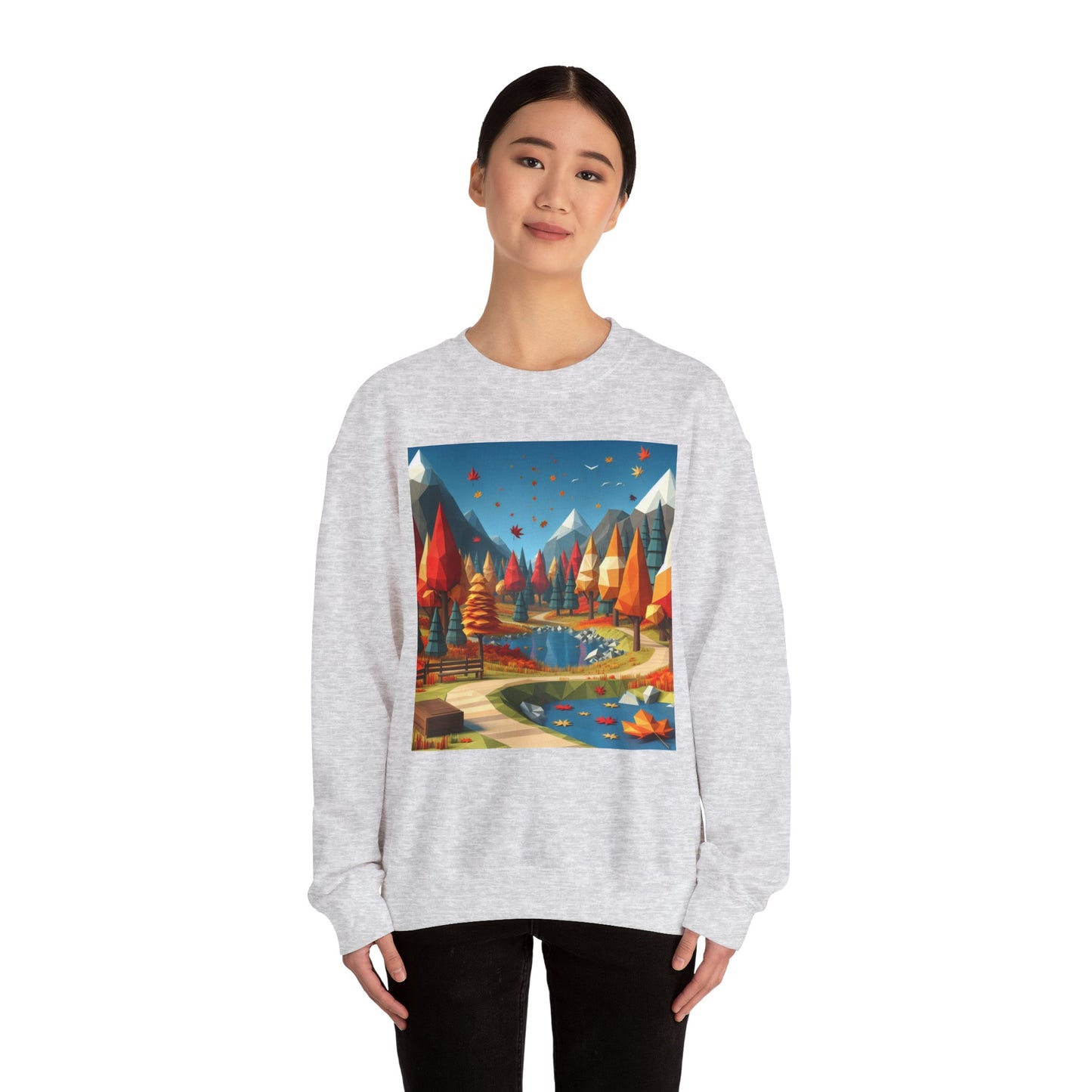 Fall Design Crewneck Sweatshirt