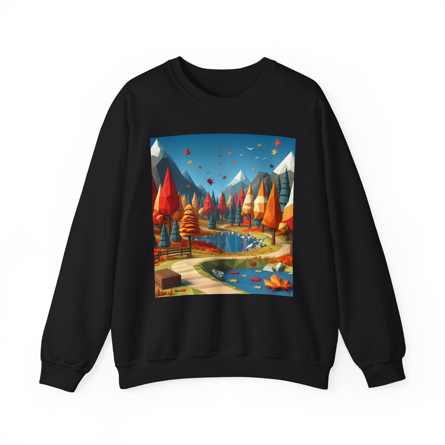 Fall Design Crewneck Sweatshirt