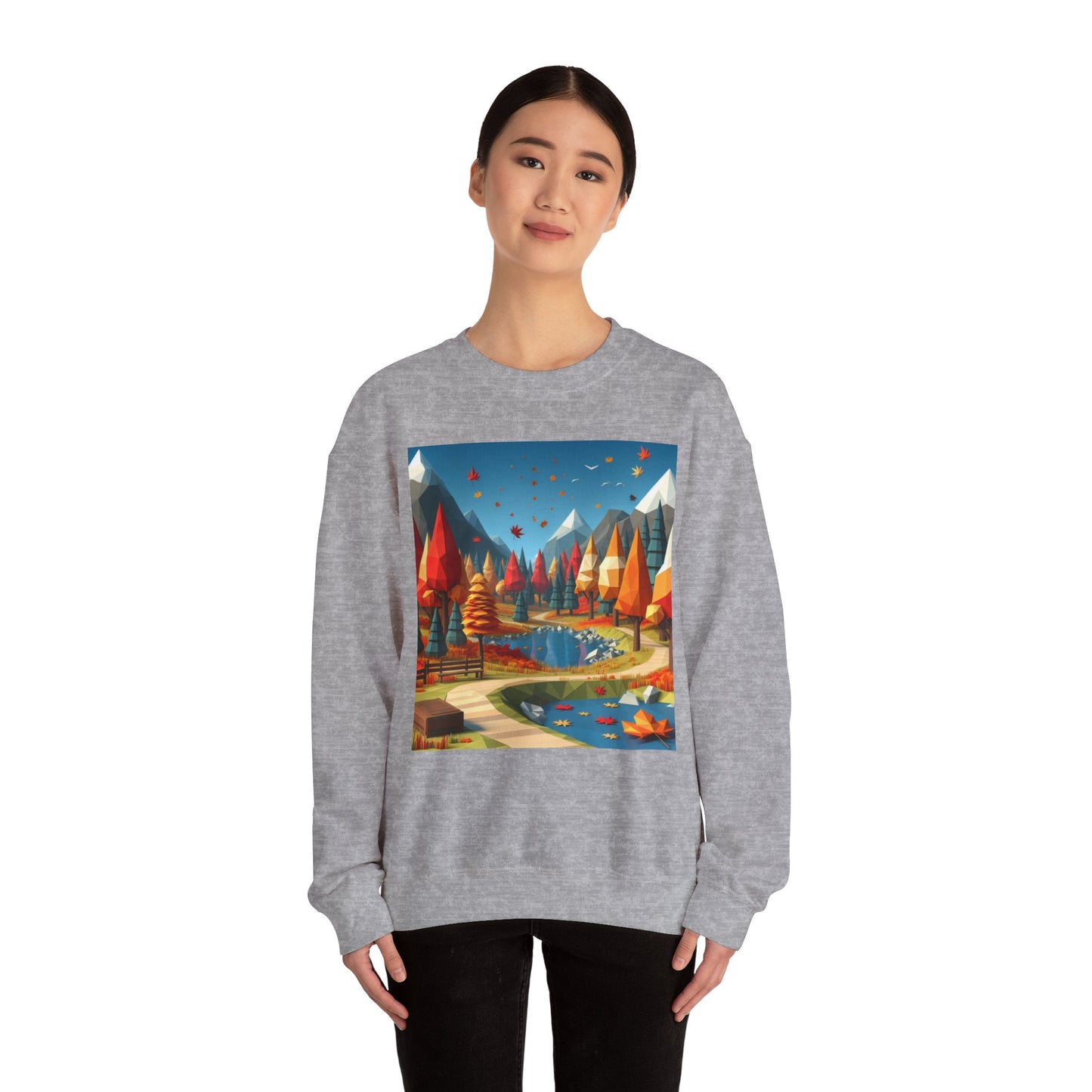 Fall Design Crewneck Sweatshirt