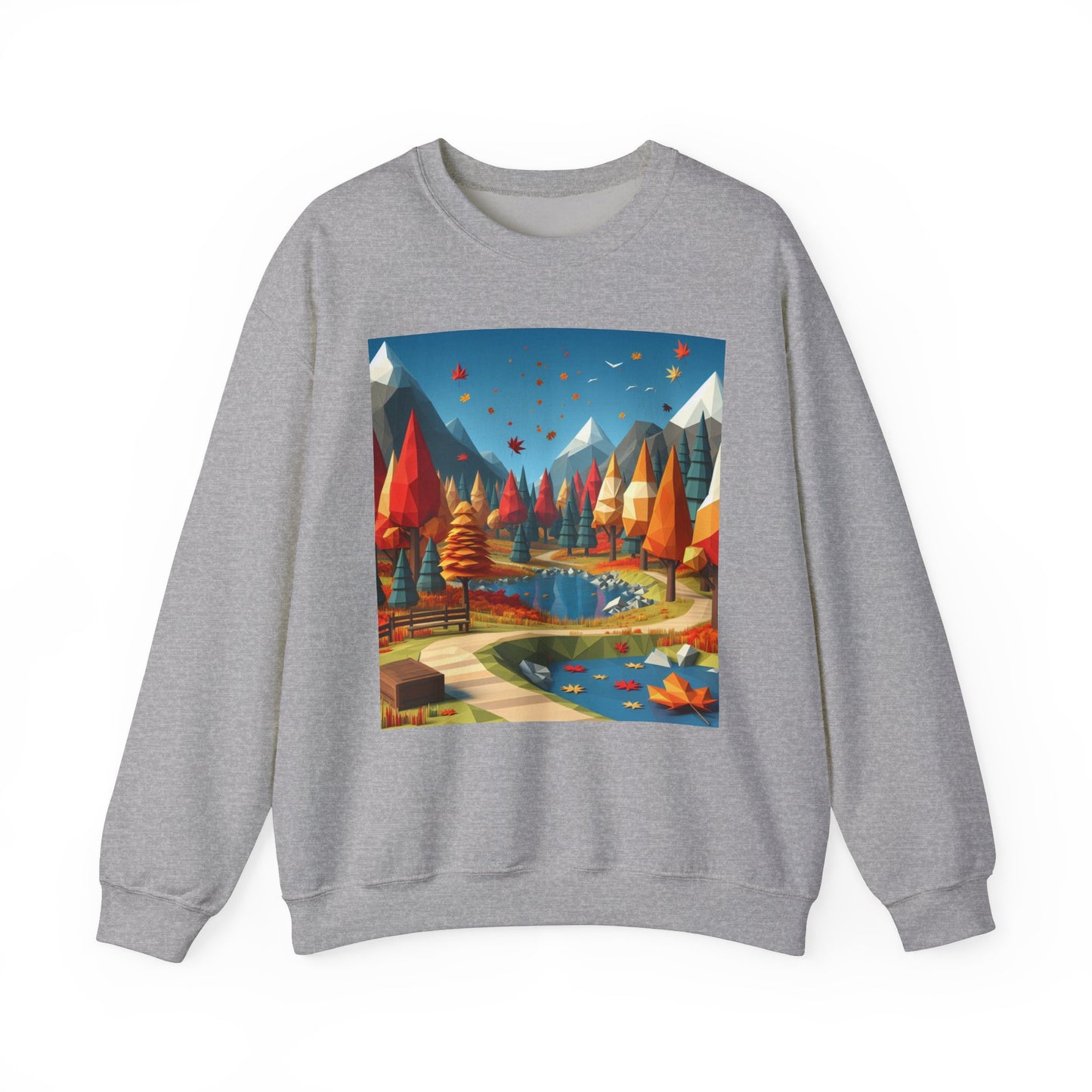 Fall Design Crewneck Sweatshirt