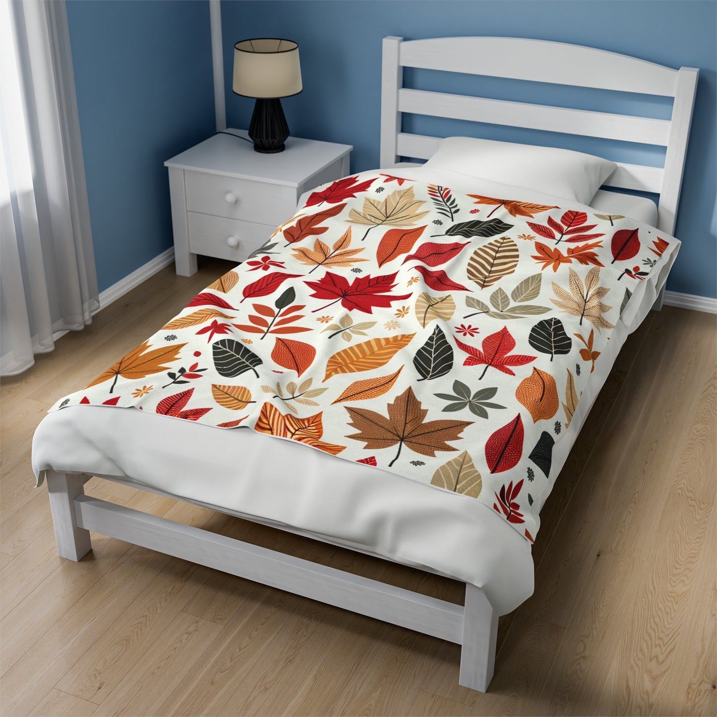 Fall Leaves Plush Blanket